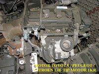 MOTOR TOYOTA / PEUGEOT / CITROEN 1.0I TIP MOTOR 1KR