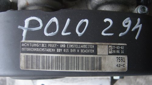 Motor volkswagen Polo 1.4 16 valve cod motor BBY 2005