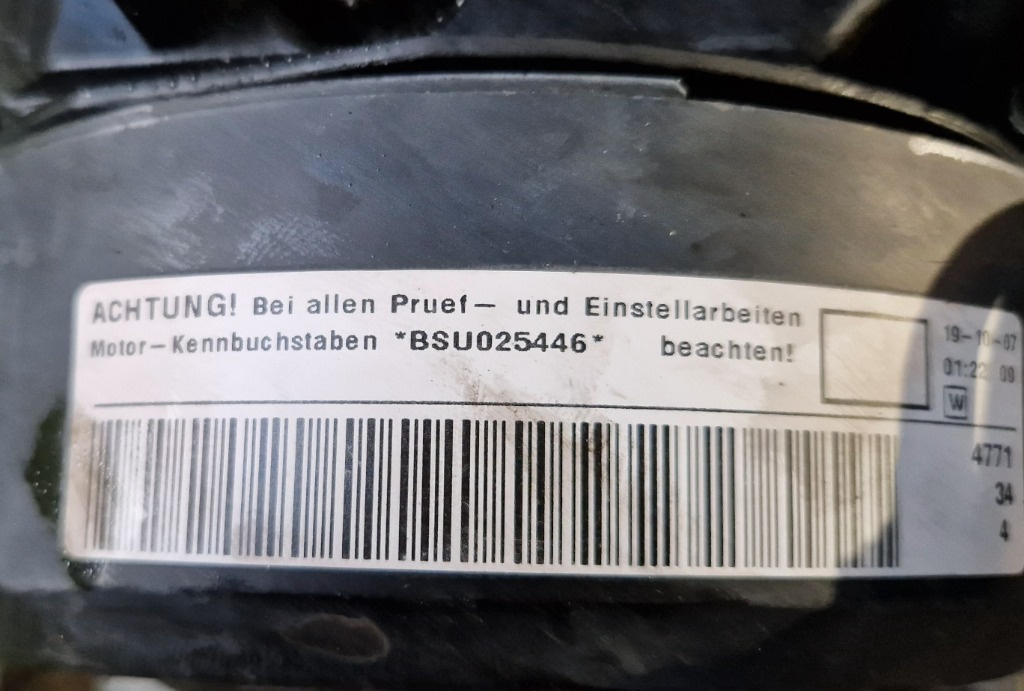 Motor VW Caddy 1.9 tdi cod BSU 75cp