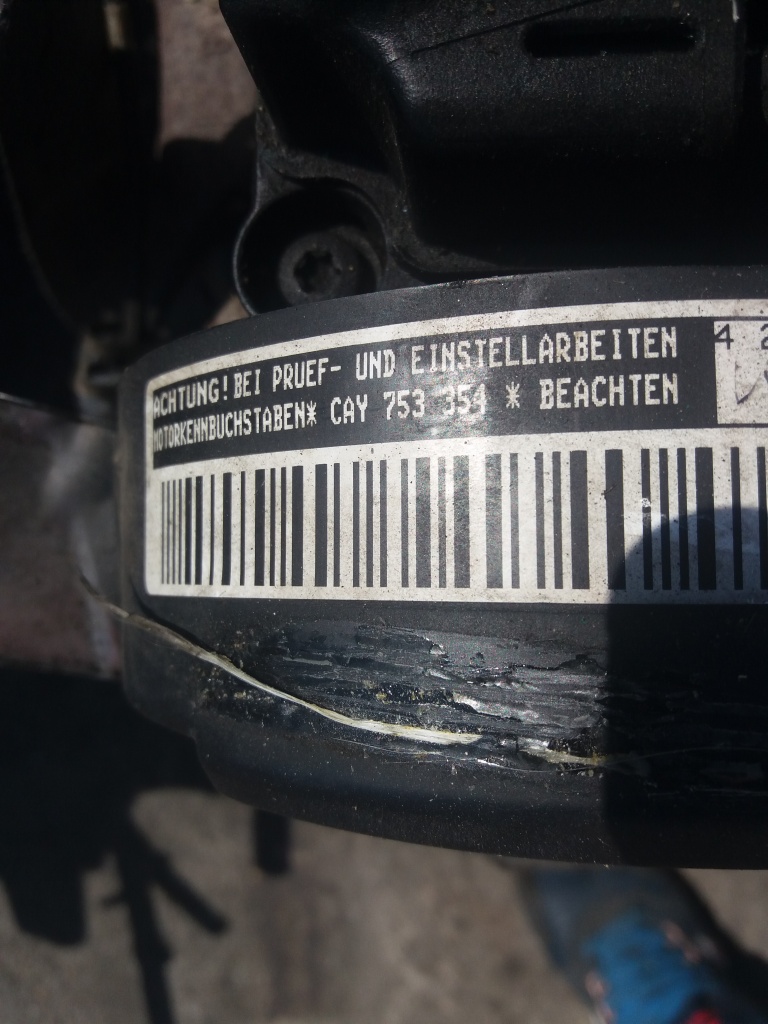 Motor vw golf 7 tip cay/cayc/cayt 1.6 td