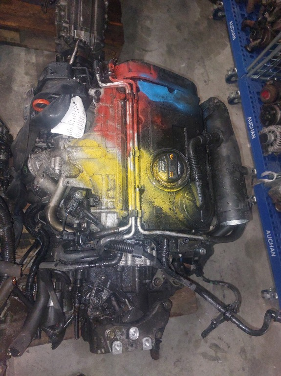Motor vw passat 2.0 bkp an fab 2006 injectoare turbină alternator compresor ac cutie viteze