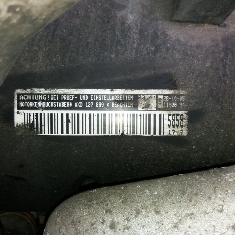 MOTOR VW TRANSPORTER T5 2.5 tdi TIP AXD