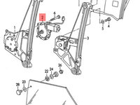 Motoras ansamblu stergator Audi A6 4B 2002 2003 Sedan OEM 4B0959802B