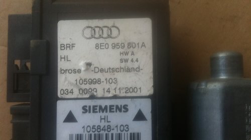 Motoras macara Audi A4 8E0959801A 8E0 959 801A