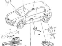 Motoras macara dreapta spate Skoda Octavia (1Z) Kombi 2008 2.0 TDI SKODA OCTAVIA [ 1959 - 1971 ] OEM 1K0959704B