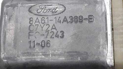 Motoras macara geam usa stanga fata Ford Fiesta cod 8A6114A389B C7Y2A