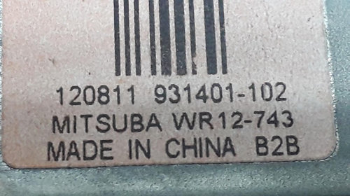 Motoras macara geam usa stanga fata Grand Cherokee 2014 cod 931401 102 Mitsubishi WR12743