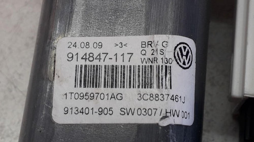 Motoras macara geam usa stanga fata VW Passat CC Cod 3C0959793A 3C8837461J