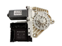 Motoras macara stanga fata + modul confort Volkswagen Golf V Jetta Caddy Touran Octavia 1K0959793C 1K0837401E