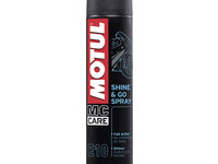 Motul Shine &amp; Go Spray Silicon Moto E10 400ML 103175