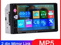 Mp5 / Mp3 player auto, card, usb, bluetooth, cu mirrorlink