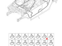 Mufa bloc manete Volkswagen Transporter T5 bus 2.0 TDI OEM 6Q0971975C