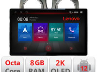 N-dokker Navigatie dedicata Dacia Dokker Lenovo ecran 13" 2K 8+128 Android Waze USB Navigatie 4G 360 Toslink Youtube Radio kit-