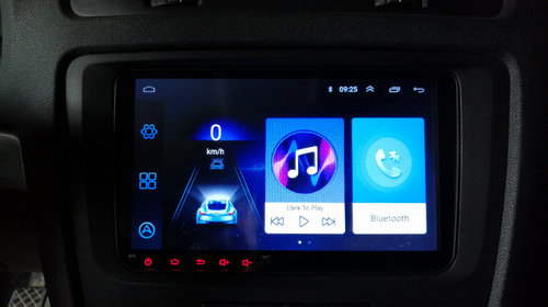 Navigație Android 9" 2/16GB VW Passat B6 B7 Golf 5 6 Octavia Radio RDS