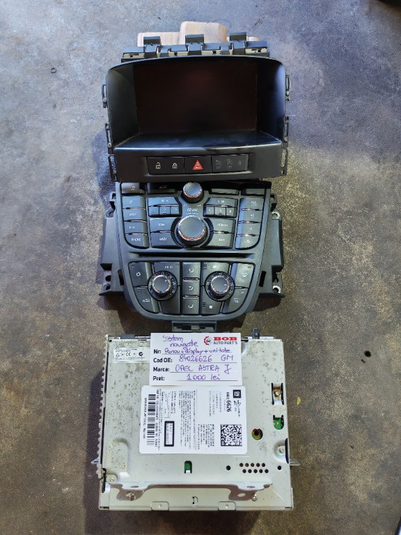 Navigație Completa Opel Astra J CD600 Display+ Unitate + Panou Comanda