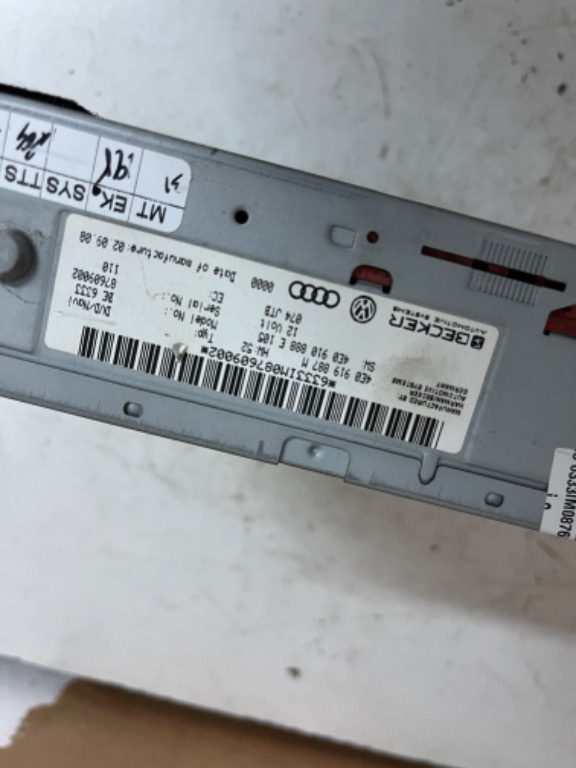 Navigație MMI 2G Audi A4 B8 A5 8T Q7 A6