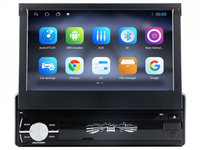 Navigatie 1DIN cu Android Alfa Romeo 147 2000 - 2010, 1GB RAM, Radio GPS Dual Zone, Display HD 7" Touchscreen, Internet Wi-Fi, Bluetooth, MirrorLink, USB, Waze