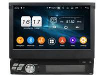 Navigatie 1din cu sistem android DSP si ecran retractabil motorizat