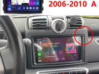 Navigatie 2K Smart Fortwo 2006 - 2010 si 2011-2015 Octa core 2+32GB carplay 4G