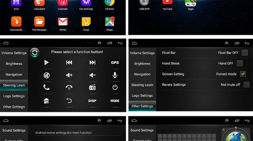 Navigatie Android 10 VW Golf 5 6 Passat B6 B7 Skoda, 1/16GB