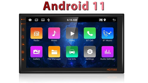 Navigatie Android 11 mp5 player auto 2/16GB r