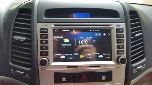 NAVIGATIE ANDROID 6.0 DEDICATA HYUNDAI SANTA FE WITSON W2-K7268 INTERNET 4G WIFI QUADCORE 1,6GHZ DDR 3 2GB