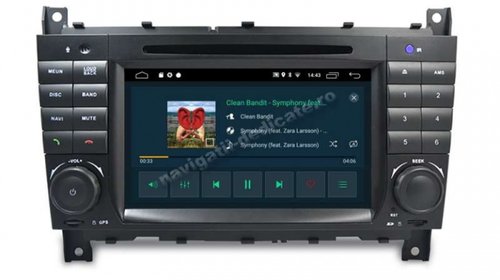 NAVIGATIE Android 8.1 MERCEDES BENZ C CLASS DVD AUTO GPS CARKIT NAVD-MT5517