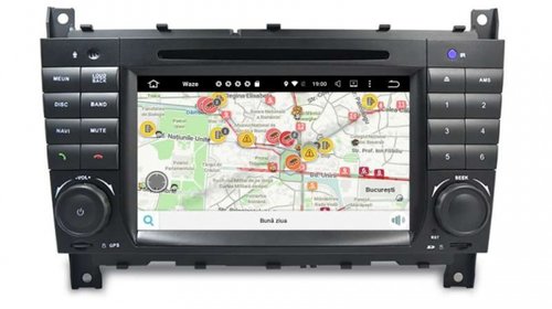 NAVIGATIE Android 8.1 MERCEDES BENZ C CLASS DVD AUTO GPS CARKIT NAVD-MT5517