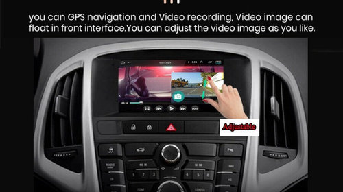 NAVIGATIE ANDROID DEDICATA OPEL ASTRA J ECRAN 7" CAPACITIV INTERNET WIFI QUAD CORE 1 + 16 GB GPS WAZE