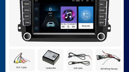 Navigatie Android Dedicata Passat B6 B7 Golf 5 Skoda Octavia Seat ⭐⭐⭐⭐⭐
