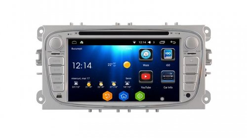 Navigatie Android Ford FOCUS 2 MONDEO S-MAX Octa Core 2GB RAM NAVD-T9457