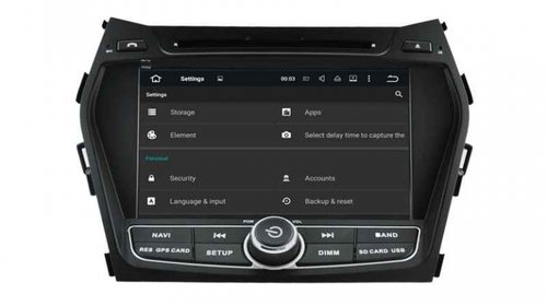 Navigatie Android Hyundai NEW Santa Fe ix45 DVD AUTO GPS CARKIT INTERNET NAVD-A5798