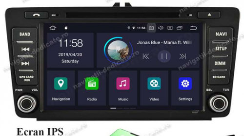 Navigatie Android Skoda Octavia 2 Facelift Ec