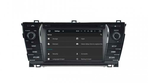 NAVIGATIE Android TOYOTA COROLLA 2014 DVD GPS AUTO NAVD-A5781