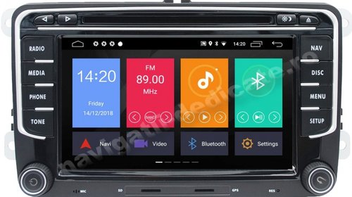 Navigatie Android Volkswagen Vw Amarok Caddy Transporter Multivan Polo Touran Scirocco Caravelle NAVD-MT3700