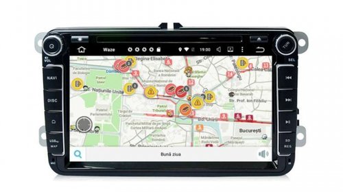 Navigatie Android VW GOLF 5 GOLF 6 GOLF PLUS Octa Core 4GB RAM NAVD-P9240