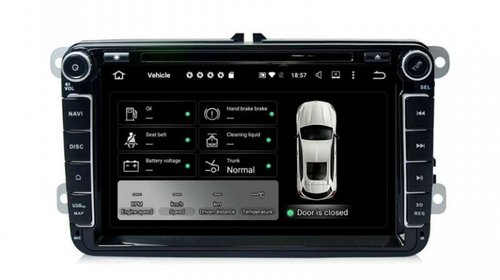 Navigatie Android VW GOLF 5 GOLF 6 GOLF PLUS Octa Core 4GB RAM NAVD-P9240