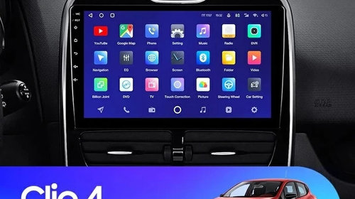 Navigatie Auto Teyes X1 WiFi Renault Clio 4 2012-2015 2+32GB 10.2" IPS Quad-core 1.3Ghz, Android Bluetooth 5.1 DSP