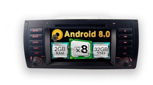 Navigatie BMW E39 X5 E53 Android 8.1 Octa Core 2GB Ram NAVD-T082