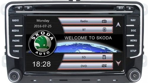 NAVIGATIE CADDY VW GPS CARKIT USB NAVD-723v V5