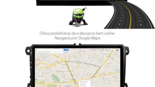 NAVIGATIE CARPAD ANDROID DEDICATA VW Amarok EDONAV E305 ECRAN 9'' CAPACITIV 16GB INTERNET 3G