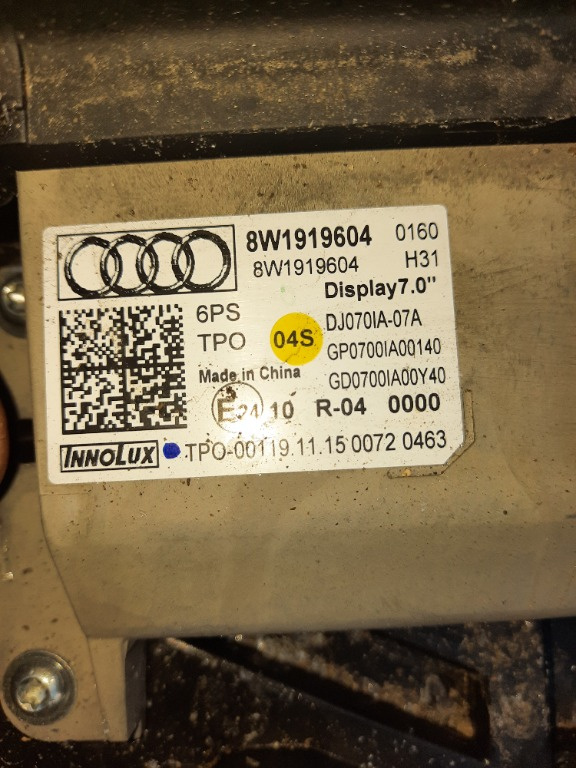 Navigatie completa Audi A4 B9 2.0 d An 2