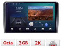 Navigatie dedicata Audi A3 8P Quad Core B-049 Android Ecran 2K QLED octa core 3+32 carplay android auto KIT-049+EDT-E309V3-2K