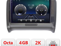 Navigatie dedicata Audi TT 2004-2011 C-078 Android Octa Core Ecran 2K QLED GPS 4G 4+32GB 360 KIT-078+EDT-E409-2K