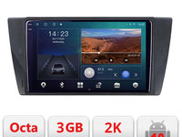 Navigatie dedicata BMW Seria 3 E90 B-095 Android Ecran 2K QLED octa core 3+32 carplay android auto KIT-095+EDT-E309V3-2K