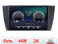 Navigatie dedicata BMW Seria 3 E90 C-095 Android Octa Core Ecran 2K QLED GPS 4G 4+32GB 360 KIT-095+EDT-E409-2K