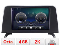 Navigatie dedicata BMW X5 X6 2009-2014 CIC Android Octa Core Ecran 2K QLED GPS 4G 4+32GB 360 KIT-x5-cic+EDT-E409-2K