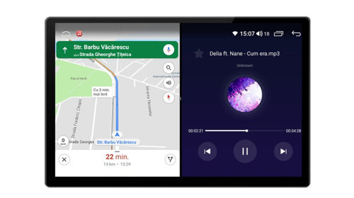 Navigatie dedicata cu Android Alfa Romeo Giulietta 2014 - 2020, 2GB RAM, Radio GPS Dual Zone, Display 2K QLED 13" Touchscreen, Internet Wi-Fi si slot SIM 4G, Bluetooth, MirrorLink, USB, Waze