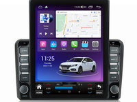 Navigatie dedicata cu Android Audi A3 (8P1) 2003 - 2013, 8GB RAM, Radio GPS Dual Zone, Touchscreen IPS 9.7" HD tip Tesla, Internet Wi-Fi si slot SIM 4G, Bluetooth, MirrorLink, USB, Waze
