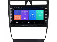 Navigatie dedicata cu Android Audi A6 (C5) 1997 - 2005, 1GB RAM, Radio GPS Dual Zone, Display HD IPS 8" Touchscreen, Internet Wi-Fi, Bluetooth, MirrorLink, USB, Waze